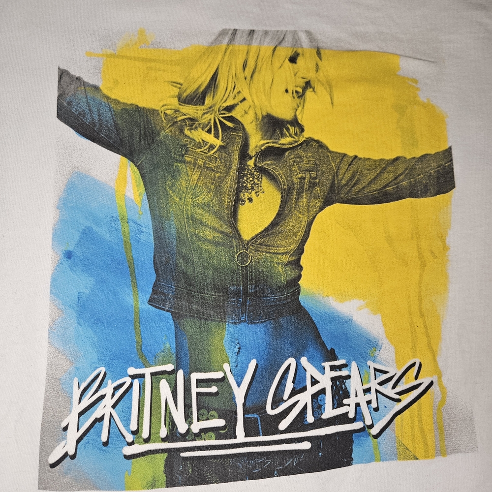 Britney Spears White Graphic Tee - Picture 2 of 7